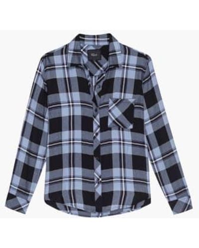 Rails Hunter Plaid Shirt Current Onyx - Blu