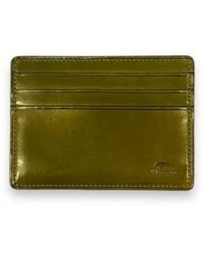 Il Bussetto Horizontal Card Case Pesto 9 -one Size - Green