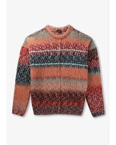 PS by Paul Smith Ps S Patterned Sweater - Red
