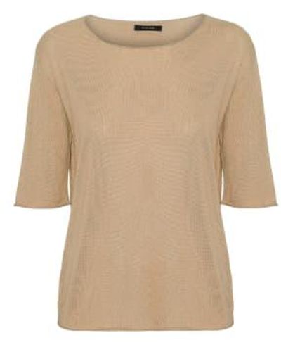 Oh Simple Camel Silk Cashmere Knit L - Natural