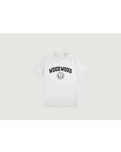 WOOD WOOD Bobby camiseta en algodón orgánico - Blanco