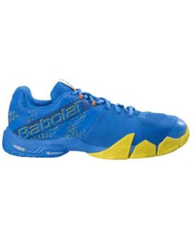 Babolat Chaussures tennis movea man bleu français / jaune vibrant
