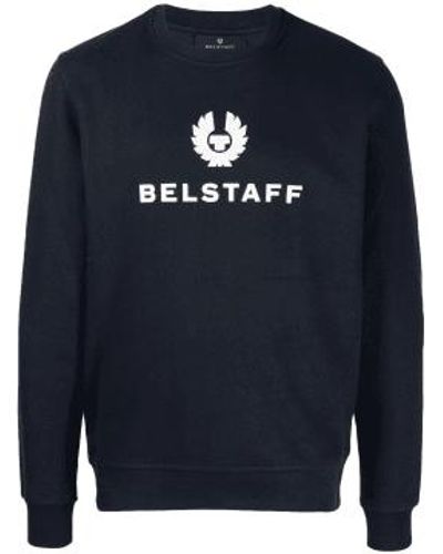 Belstaff Signature Sweatshirt Dark Ink - Blu