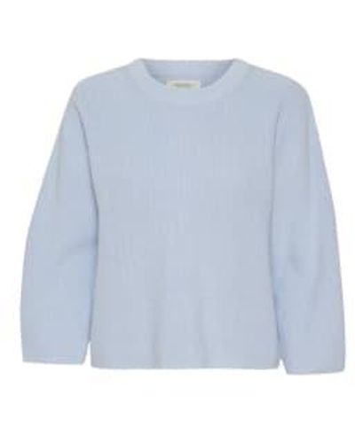 Part Two Elysia pullover in heather - Blau