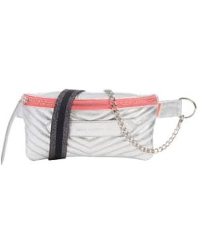 Marie Martens Coachella Belt Bag Quilted Leather - Pink