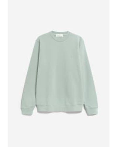 ARMEDANGELS Baaro Morning Dew Comfort Sweater L - Green