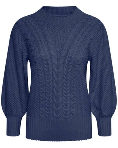 Blue Kaffe Sweaters and knitwear for Women | Lyst