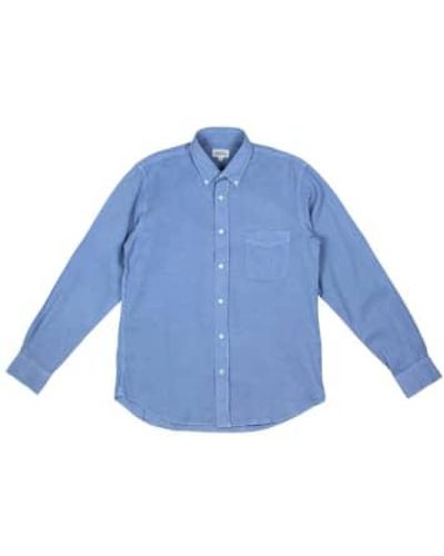 Hartford Camisa pitt pat blend azul báltico