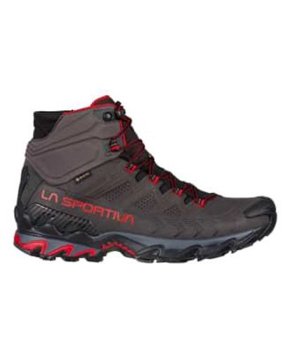 La Sportiva Scarpe ultra raptor ii mid leather gtx uomo / tango red - Marron