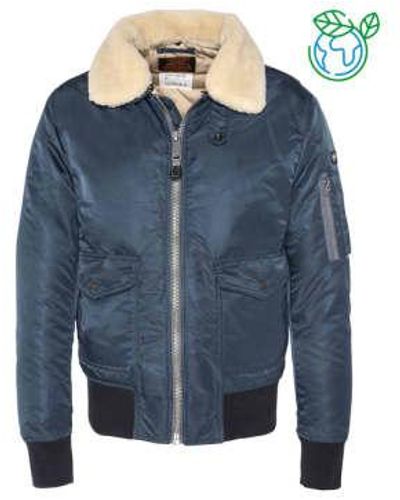 Schott Nyc Ohara pilotjacke - Blau