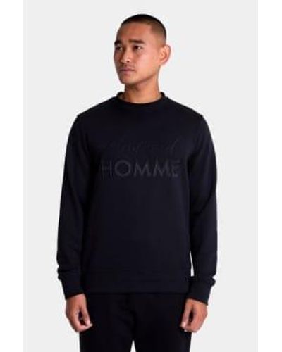 Android Homme Embroidered Crew Sweatshirt Extra Large - Blue