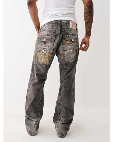True Religion Bw X Tr Joey Gray Stacked Pocket Jean