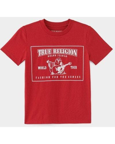 True Religion Boys Buddha Tee - Orange