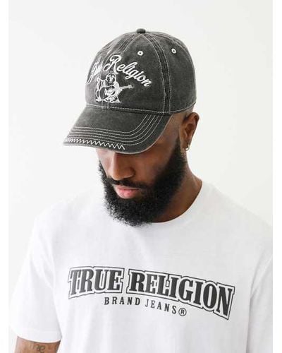 True Religion Embroidered Buddha Hat - Black