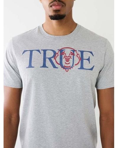 True Religion True Buddha Logo Tee - White