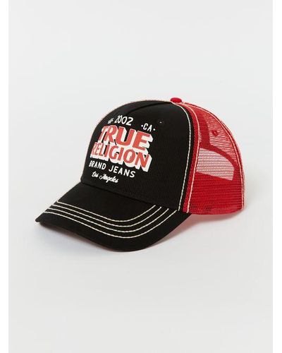 True Religion 2002 Logo Hat - Red
