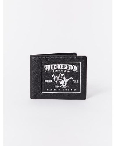 True Religion Buddha Logo Wallet - Black