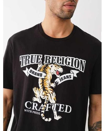 True Religion Tiger Graphic Tee - White