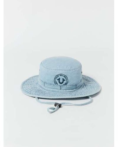 True Religion Embroidered Hs Boonie Hat - Blue