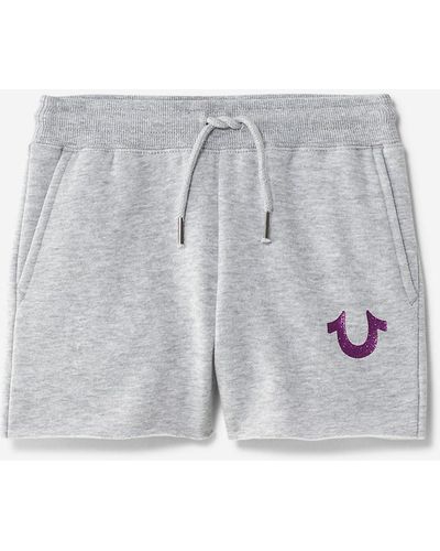Gray True Religion Shorts for Women | Lyst