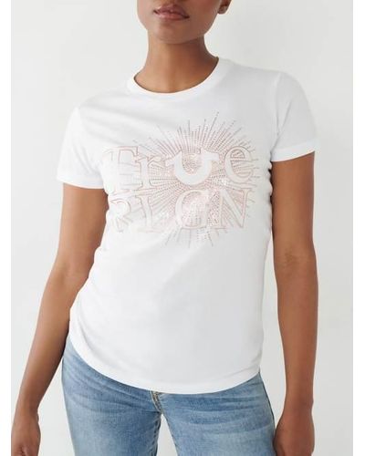 True Religion True Crystal Tee - Pink