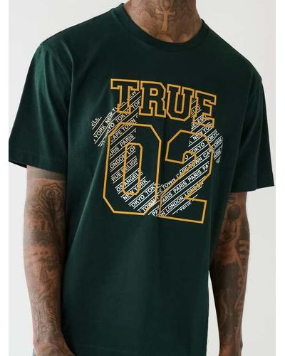 True Religion True 02 Logo Tee - Green