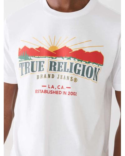 True Religion True Logo Tee - Black