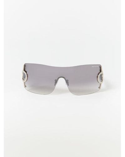 True Religion Crystal Shield Sunglasses - Gray