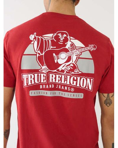 True Religion Buddha Sunrise Logo Tee - Black