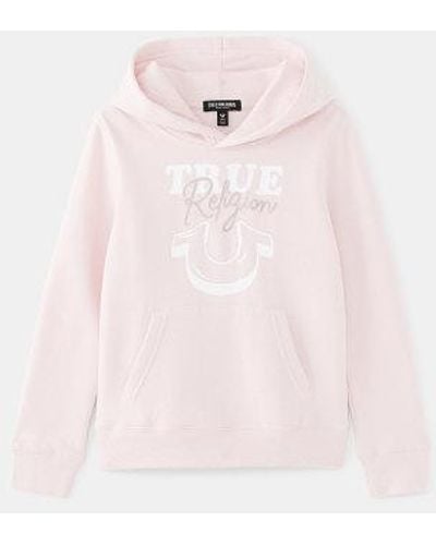 True Religion Girls Logo Hoodie - Pink