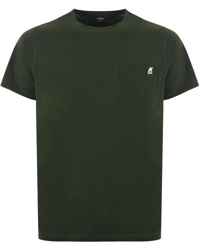 K-Way T-shirt "sigur" - Verde