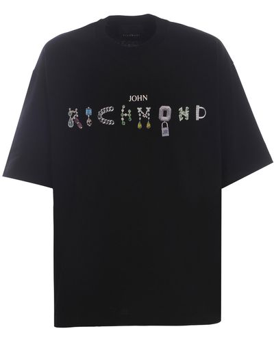 RICHMOND T-shirt realizzata - Nero