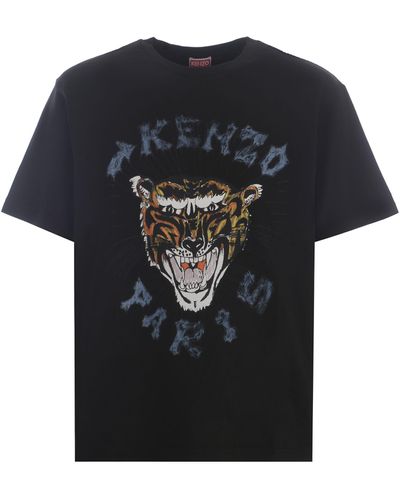 KENZO T-shirt " Drawn Varsit" - Nero