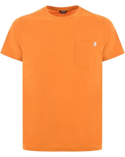 K-Way T-shirt "sigur" - Arancione
