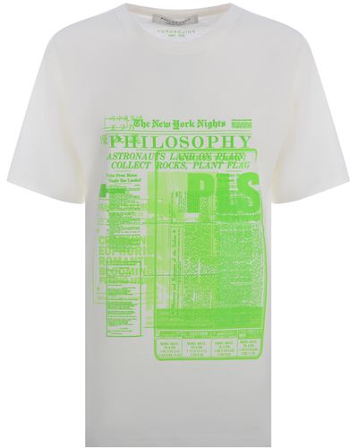 Philosophy T-shirt di Lorenzo Serafini "Logo" - Bianco