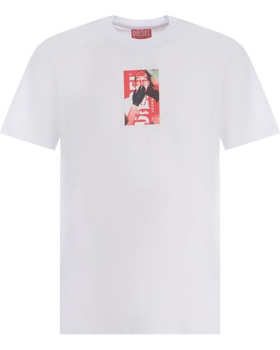 DIESEL T-shirt T-Just-n11 - Bianco