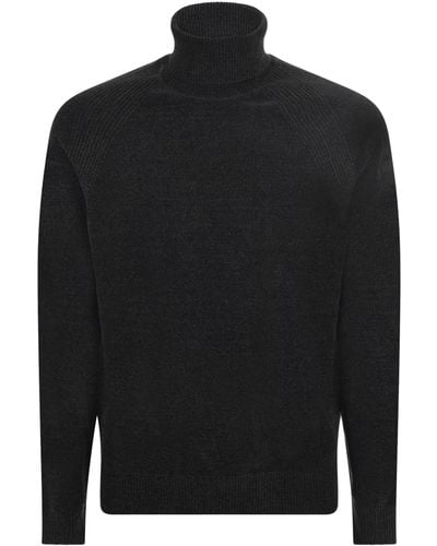 Rrd Dolcevita "velvet turtleneck" - Nero