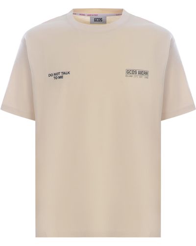 Gcds T-shirt "Do Not Talk To Me" - Neutro