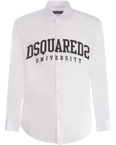 DSquared² Camicia 2 "University" - Bianco