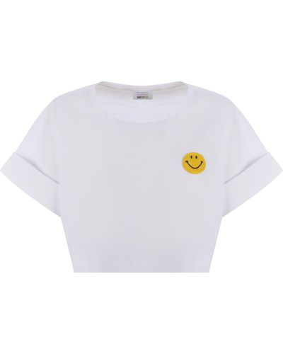 Philosophy T-shirt di Lorenzo Serafini x Smiley - Bianco
