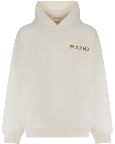 Marni Felpa hoodie - Bianco