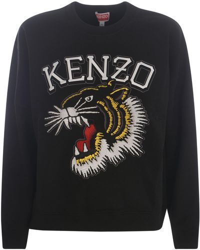 KENZO Felpa "Tiger" - Nero