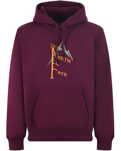 The North Face Felpa "heavyweight hoodie" - Viola