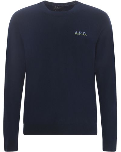 A.P.C. Maglia "Alois" - Blu