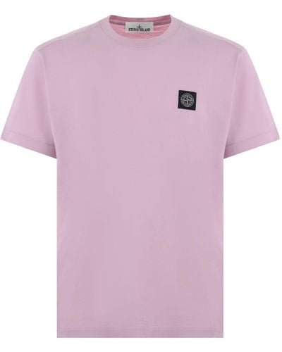 Stone Island Short sleeve t-shirt - Rosa
