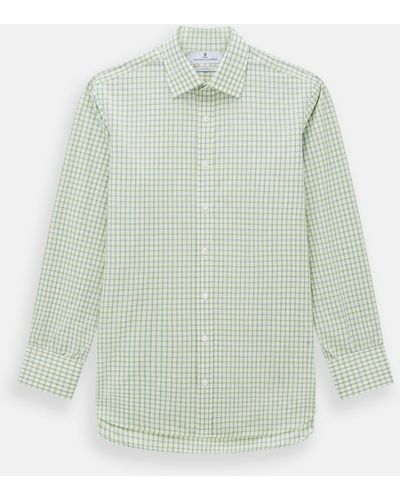 Turnbull & Asser Green Multi Check Mayfair Shirt