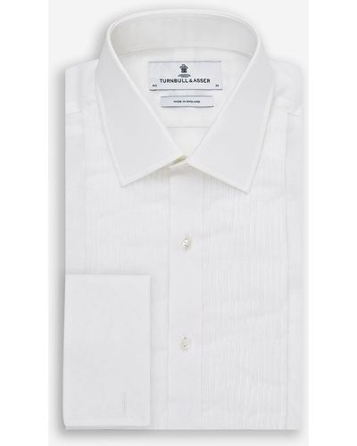 Turnbull & Asser Die Another Day Inspired Voile Dress Shirt - White