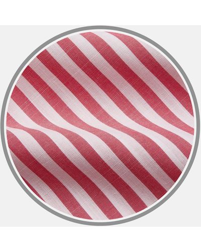 Turnbull & Asser Pink Candy Stripe Cotton Fabric