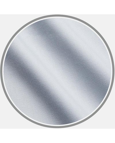 Turnbull & Asser Plain Grey Cotton Fabric