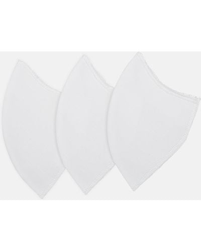 Turnbull & Asser Commuter Mask Viroformulatm Filters 3-pack - White